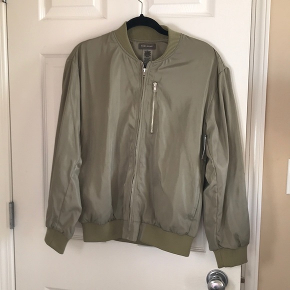 Green oversized bomber jacket - Picture 1 of 4